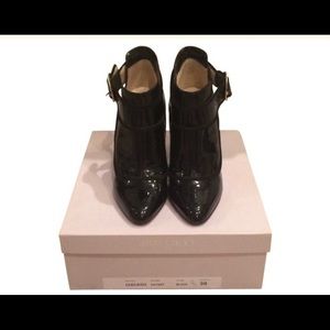 Jimmy Choo Black Patent Booties